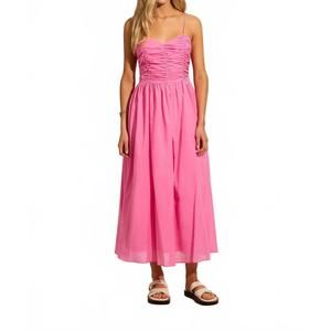 NEW AUGUSTE THE LABEL portia midi dress in pink